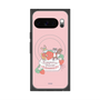 Premium Square Case with Pixelsnap［ Kuppyramu Friends - Strawberry ］