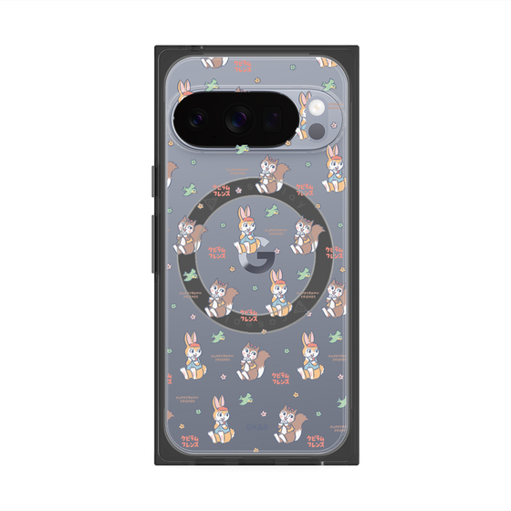 Premium Square Case with Pixelsnap［ Kuppyramu Friends - Face ］