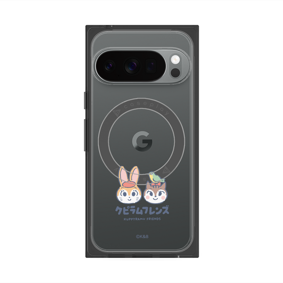 Premium Square Case with Pixelsnap［ Kuppyramu Friends - Logo - Nakayoshi  ］
