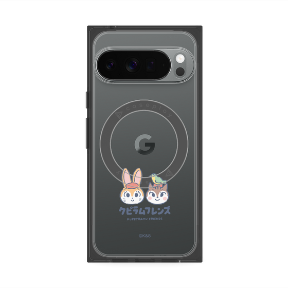 Premium Square Case with Pixelsnap［ Kuppyramu Friends - Logo - Nakayoshi  ］