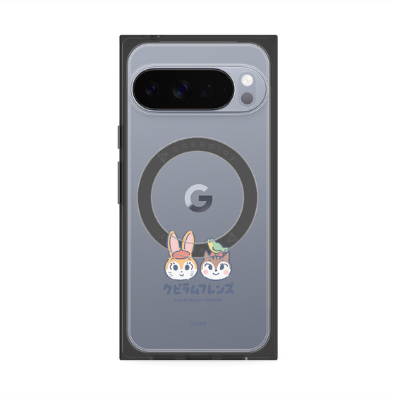 Premium Square Case with Pixelsnap［ Kuppyramu Friends - Logo - Nakayoshi  ］