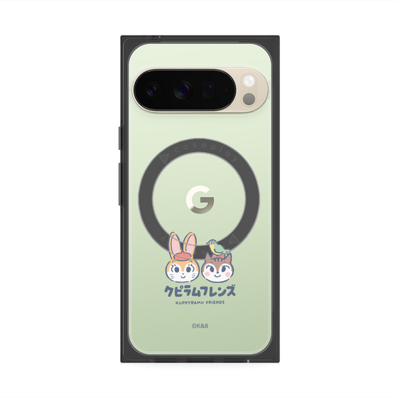 Premium Square Case with Pixelsnap［ Kuppyramu Friends - Logo - Nakayoshi  ］