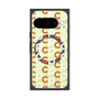 Premium Square Case with Pixelsnap［ Original - CASEPLAY Initial All-over Pattern - Orange ］