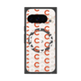 Premium Square Case with Pixelsnap［ Original - CASEPLAY Initial All-over Pattern - Orange ］