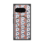 Premium Square Case with Pixelsnap［ Original - CASEPLAY Initial All-over Pattern - Orange ］