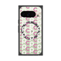 Premium Square Case with Pixelsnap［ Original - CASEPLAY Initial All-over Pattern - Pink ］