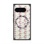 Premium Square Case with Pixelsnap［ Original - CASEPLAY Initial All-over Pattern - Pink ］