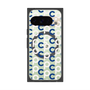 Premium Square Case with Pixelsnap［ Original - CASEPLAY Initial All-over Pattern - Navy ］