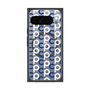Premium Square Case with Pixelsnap［ Original - CASEPLAY Initial All-over Pattern - Navy ］