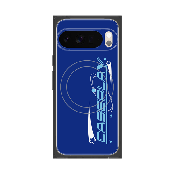 Premium Square Case with Pixelsnap［ Original - Y2K Arrange - Blue ］