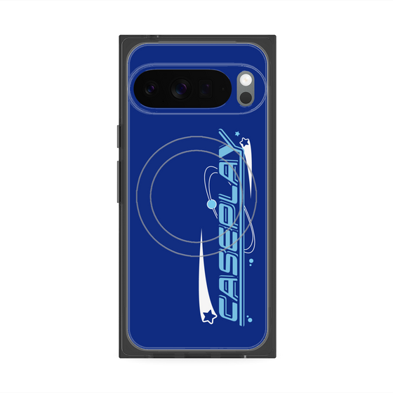 Premium Square Case with Pixelsnap［ Original - Y2K Arrange - Blue ］