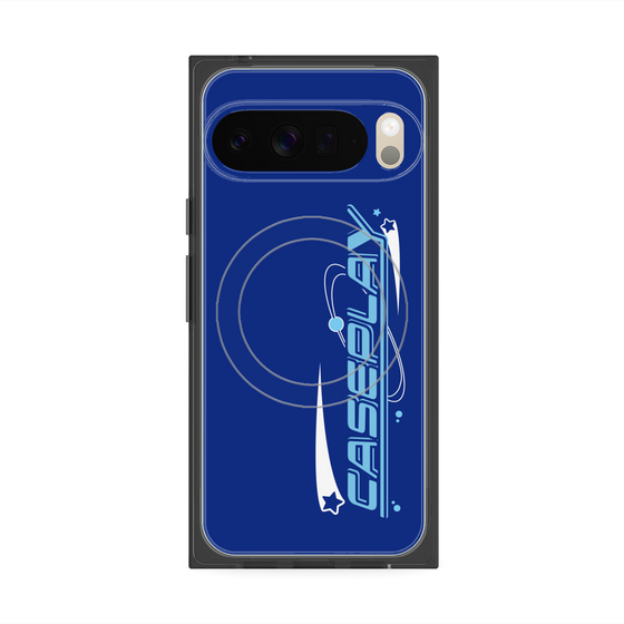 Premium Square Case with Pixelsnap［ Original - Y2K Arrange - Blue ］