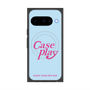 Premium Square Case with Pixelsnap［ Original - ENJOY YOUR OWN DAY - Light Blue ］