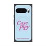 Premium Square Case with Pixelsnap［ Original - ENJOY YOUR OWN DAY - Light Blue ］