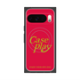 Premium Square Case with Pixelsnap［ Original - ENJOY YOUR OWN DAY - Red ］