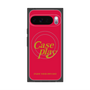 Premium Square Case with Pixelsnap［ Original - ENJOY YOUR OWN DAY - Red ］