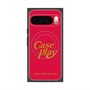 Premium Square Case with Pixelsnap［ Original - ENJOY YOUR OWN DAY - Red ］