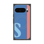 Premium Square Case with Pixelsnap［ Original - initial color line - S blue ］