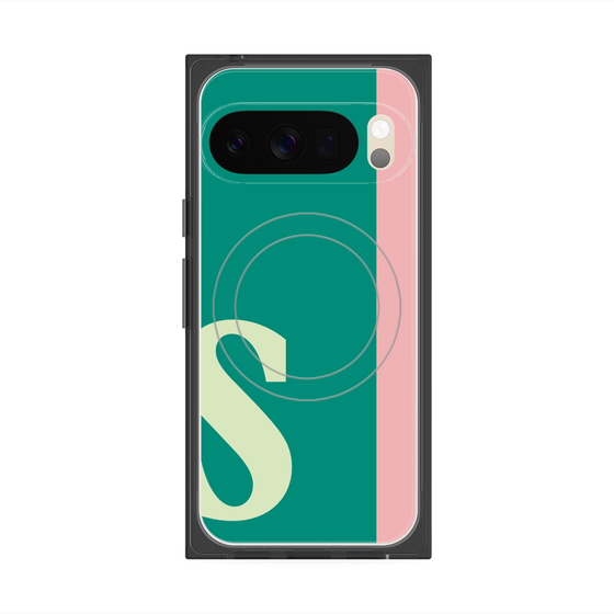 Premium Square Case with Pixelsnap［ Original - initial color line - S green ］
