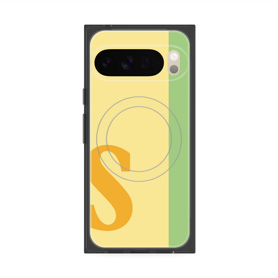 Premium Square Case with Pixelsnap［ Original - initial color line - S yellow ］