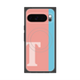 Premium Square Case with Pixelsnap［ Original - initial color line - T pink ］