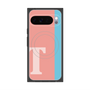 Premium Square Case with Pixelsnap［ Original - initial color line - T pink ］