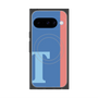 Premium Square Case with Pixelsnap［ Original - initial color line - T blue ］