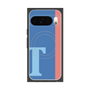 Premium Square Case with Pixelsnap［ Original - initial color line - T blue ］