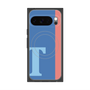 Premium Square Case with Pixelsnap［ Original - initial color line - T blue ］