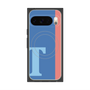 Premium Square Case with Pixelsnap［ Original - initial color line - T blue ］