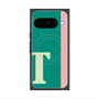 Premium Square Case with Pixelsnap［ Original - initial color line - T green ］