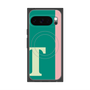 Premium Square Case with Pixelsnap［ Original - initial color line - T green ］