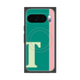 Premium Square Case with Pixelsnap［ Original - initial color line - T green ］