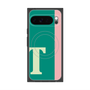 Premium Square Case with Pixelsnap［ Original - initial color line - T green ］
