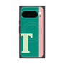 Premium Square Case with Pixelsnap［ Original - initial color line - T green ］