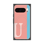 Premium Square Case with Pixelsnap［ Original - initial color line - U pink ］