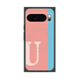 Premium Square Case with Pixelsnap［ Original - initial color line - U pink ］