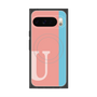 Premium Square Case with Pixelsnap［ Original - initial color line - U pink ］
