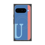 Premium Square Case with Pixelsnap［ Original - initial color line - U blue ］