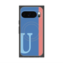 Premium Square Case with Pixelsnap［ Original - initial color line - U blue ］