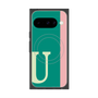 Premium Square Case with Pixelsnap［ Original - initial color line - U green ］