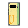 Premium Square Case with Pixelsnap［ Original - initial color line - U yellow ］