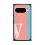 Premium Square Case with Pixelsnap［ Original - initial color line - V pink ］