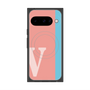 Premium Square Case with Pixelsnap［ Original - initial color line - V pink ］