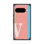 Premium Square Case with Pixelsnap［ Original - initial color line - V pink ］
