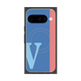 Premium Square Case with Pixelsnap［ Original - initial color line - V blue ］