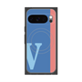 Premium Square Case with Pixelsnap［ Original - initial color line - V blue ］
