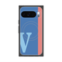 Premium Square Case with Pixelsnap［ Original - initial color line - V blue ］