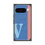Premium Square Case with Pixelsnap［ Original - initial color line - V blue ］