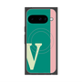 Premium Square Case with Pixelsnap［ Original - initial color line - V green ］